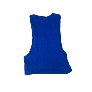 Rave Men's Blue Sleeveless Shirt
